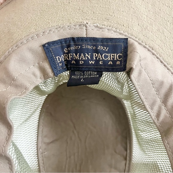 Dorfman Pacific Headwear Brushed Twill and Mesh Safari Bucket Hat Unisex Green L - Picture 7 of 11